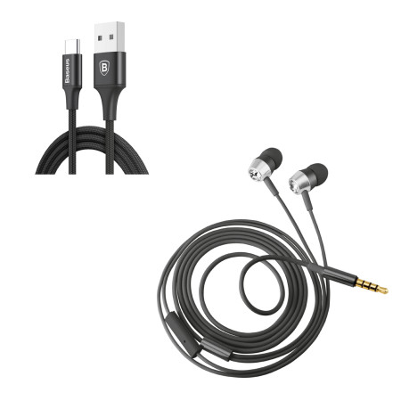 Single Charger cable or Mobile Stereo Headphone  